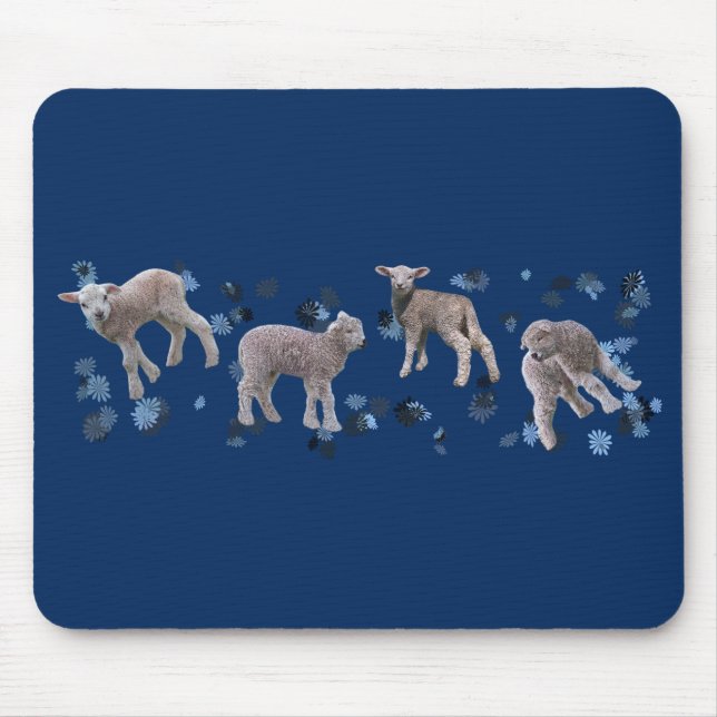 Alfombrilla De Ratón Lamb Frenzy Mousemat (Marina) (Frente)