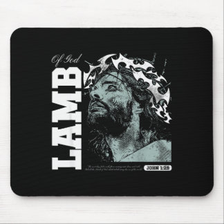Alfombrilla De Ratón Lamb Of God - Christian Bible Verse Faith 