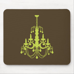 Alfombrilla De Ratón Lámpara elegante verde de Brown
