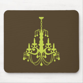 Alfombrilla De Ratón Lámpara elegante verde de Brown