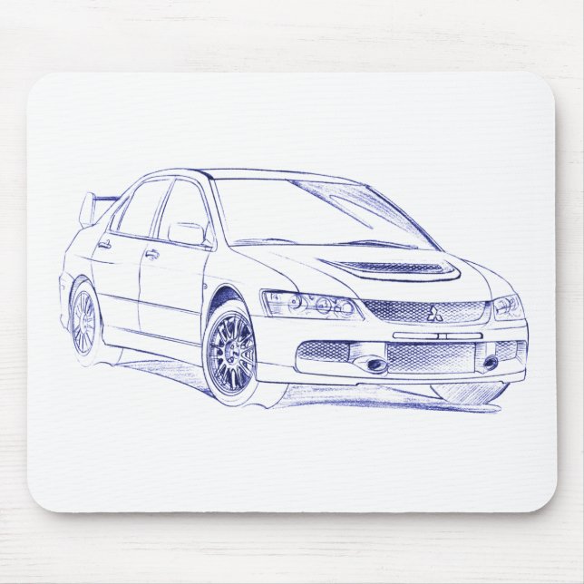 Alfombrilla De Ratón Lancero Evo IX del Mit (Frente)