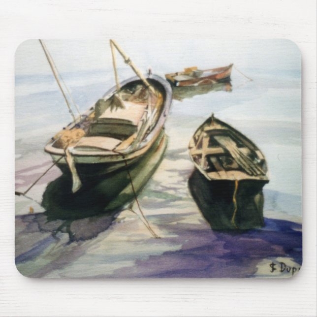 Alfombrilla De Ratón Lanchas de pesca (Frente)