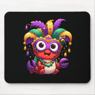 Alfombrilla De Ratón Langostinos Hervir Mardi Gras Costume Mascarada Ho