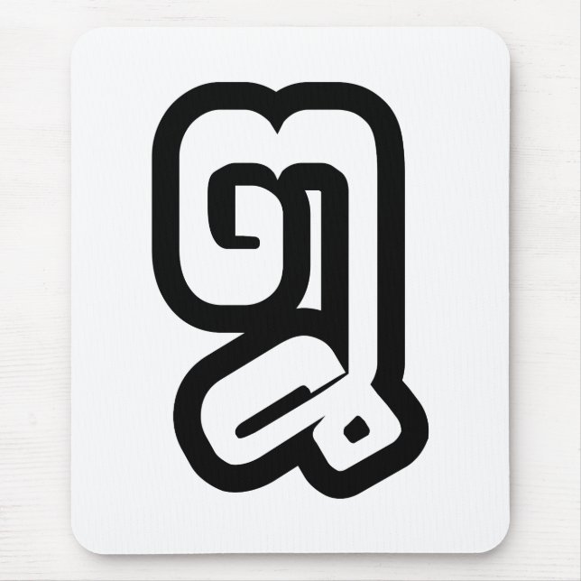 Alfombrilla De Ratón Lao / Laos Número Ocho / 8 / ໘ (Bad/Paet) Laotiano (Frente)