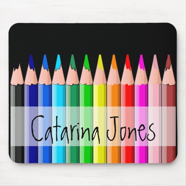 Alfombrilla De Ratón Lápices - modificados para requisitos particulares (Frente)