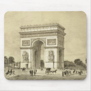 Alfombrilla De Ratón L'Arc de Triomphe, París, grabada por Auguste Bry