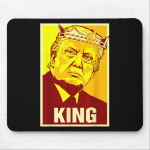 Alfombrilla De Ratón Larga vida al rey Donald Trump Trump Rey América