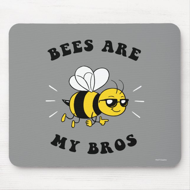 Alfombrilla De Ratón Las abejas son mis hermanos (Frente)