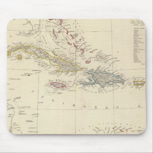 Alfombrilla De Ratón Las Antillas o las Islas del oeste de India