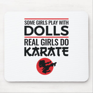 Alfombrilla De Ratón Las artes marciales de las mujeres justas en karat