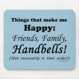 Alfombrilla De Ratón Las campanas me hacen feliz