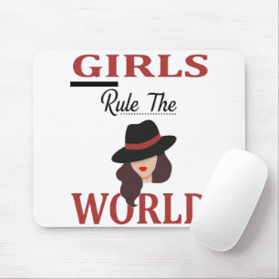 Alfombrilla De Ratón "Las Chicas Mandan En El Mundo" Empoderamiento Fem