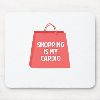 Alfombrilla De Ratón Las compras son mi cardiias