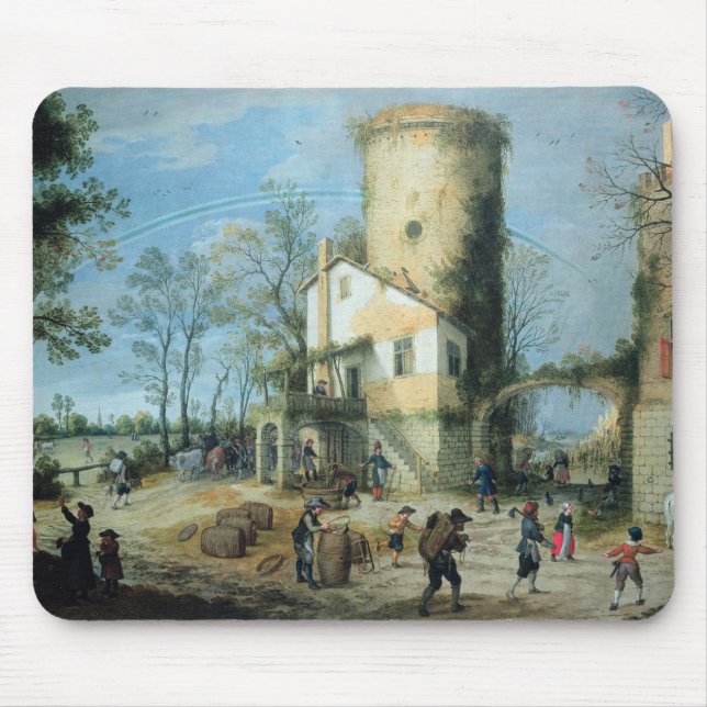 Alfombrilla De Ratón Las cuatro estaciones: Otoño (Frente)