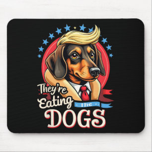 Alfombrilla De Ratón Las divertidas elecciones 2024 retro están comiend