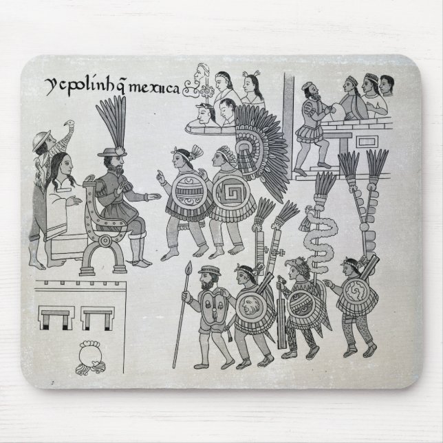 Alfombrilla De Ratón Las entregas aztecas pasadas de Cuauhtemoc del (Frente)