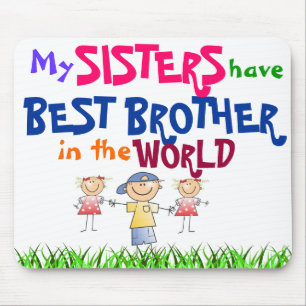 Alfombrilla De Ratón Las hermanas tienen mejor Brother Mousepad