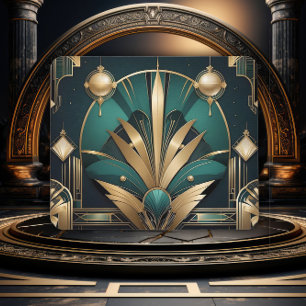 Alfombrilla De Ratón Las líneas Art Deco de Gatsby