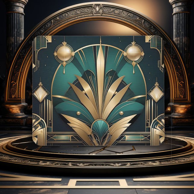 Alfombrilla De Ratón Las líneas Art Deco de Gatsby (Subido por el creador)