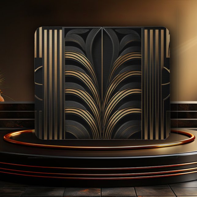 Alfombrilla De Ratón Las líneas de Gatsby Art Deco (Subido por el creador)
