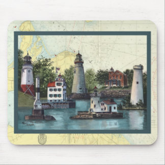 Alfombrilla De Ratón Las luces orientadoras de Ohio Mousepad