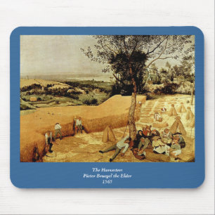 Alfombrilla De Ratón Las máquinas segadores de Pieter Bruegel (1565)