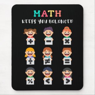 Alfombrilla De Ratón Las matemáticas te mantienen equilibrado