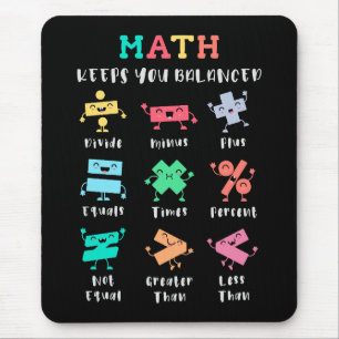 Alfombrilla De Ratón Las matemáticas te mantienen equilibrado