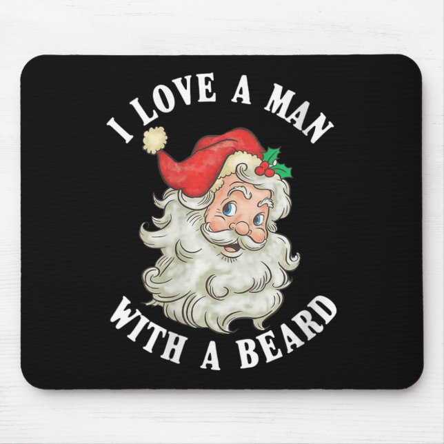 Alfombrilla De Ratón Las mujeres Navidades divertidas de Santa Claus Am (Frente)