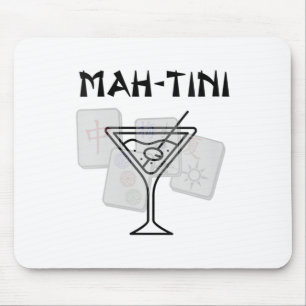 Alfombrilla De Ratón Las mujeres son divertidas Mahjong Martini Tail Ma