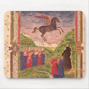 Alfombrilla De Ratón Las nueve musas que tocan los instrumentos