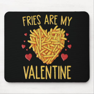 Alfombrilla De Ratón Las Papas Fritas Son Mi San Valentín