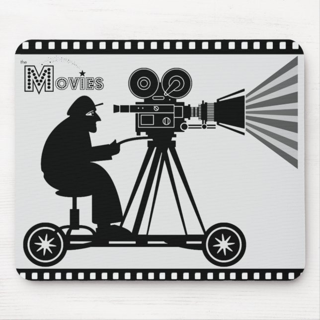 Alfombrilla De Ratón *Las películas* CameraMan Mousepad (Frente)