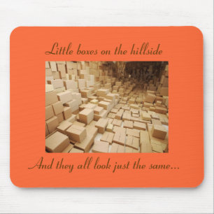 Alfombrilla De Ratón Las pequeñas cajas miran iguales