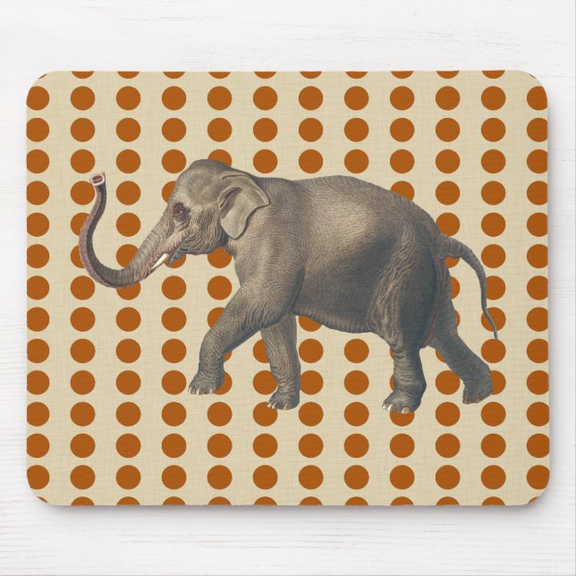 Alfombrilla De Ratón Las picaduras de canela con elefante (Frente)