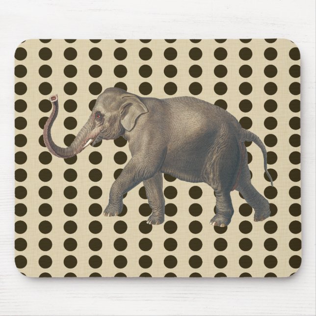 Alfombrilla De Ratón Las picaduras de chocolate con elefante (Frente)