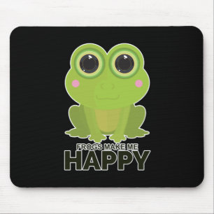 Alfombrilla De Ratón Las ranas me hacen feliz