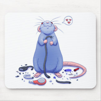 Alfombrilla De Ratón Las ratas 'n atan con alambre Mousepad