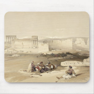 Alfombrilla De Ratón Las ruinas de Baalbec, el 5 de mayo de 1839,