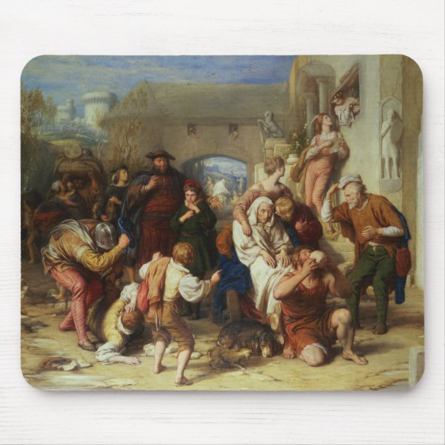 Alfombrilla De Ratón Las siete edades del hombre, 1835-8 (aceite) (Frente)