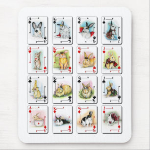 ALFOMBRILLA DE RATÓN LAS TARJETAS DE CARA