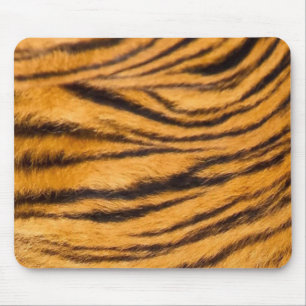 Alfombrilla De Ratón Las tiras de tigre se vuelven negras y el Naranja