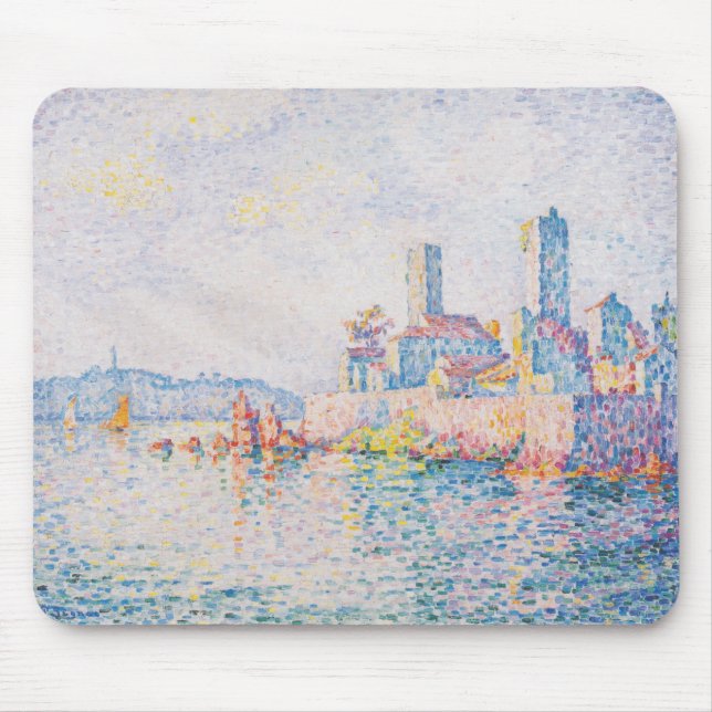Alfombrilla De Ratón Las Torres de Antibes (de Paul Signac) (Frente)