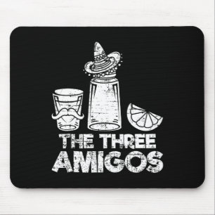 Alfombrilla De Ratón Las tres Amigos Camisas Tequila Lime Salt Mujeres