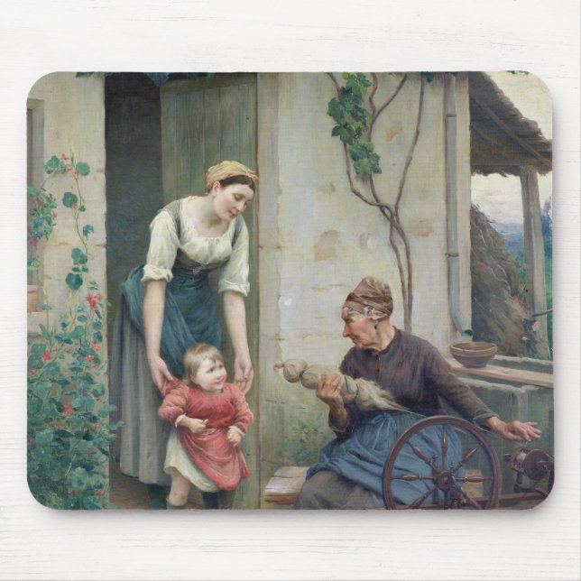 Alfombrilla De Ratón Las tres edades (Frente)