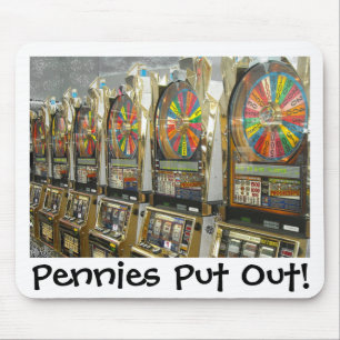 Alfombrilla De Ratón Las Vegas Slots/ Pennies sacadas