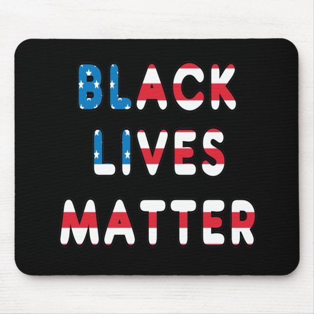 Alfombrilla De Ratón Las vidas negras importan BLM (Frente)