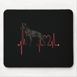 Alfombrilla De Ratón Latido del corazón del perro Calupoh Ekg divertido