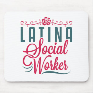 Alfombrilla De Ratón Latina Social Worker LCSW Latinx Hispanic