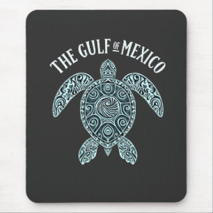 Alfombrilla De Ratón Latino del Mar de la Tortuga del Golfo de México
